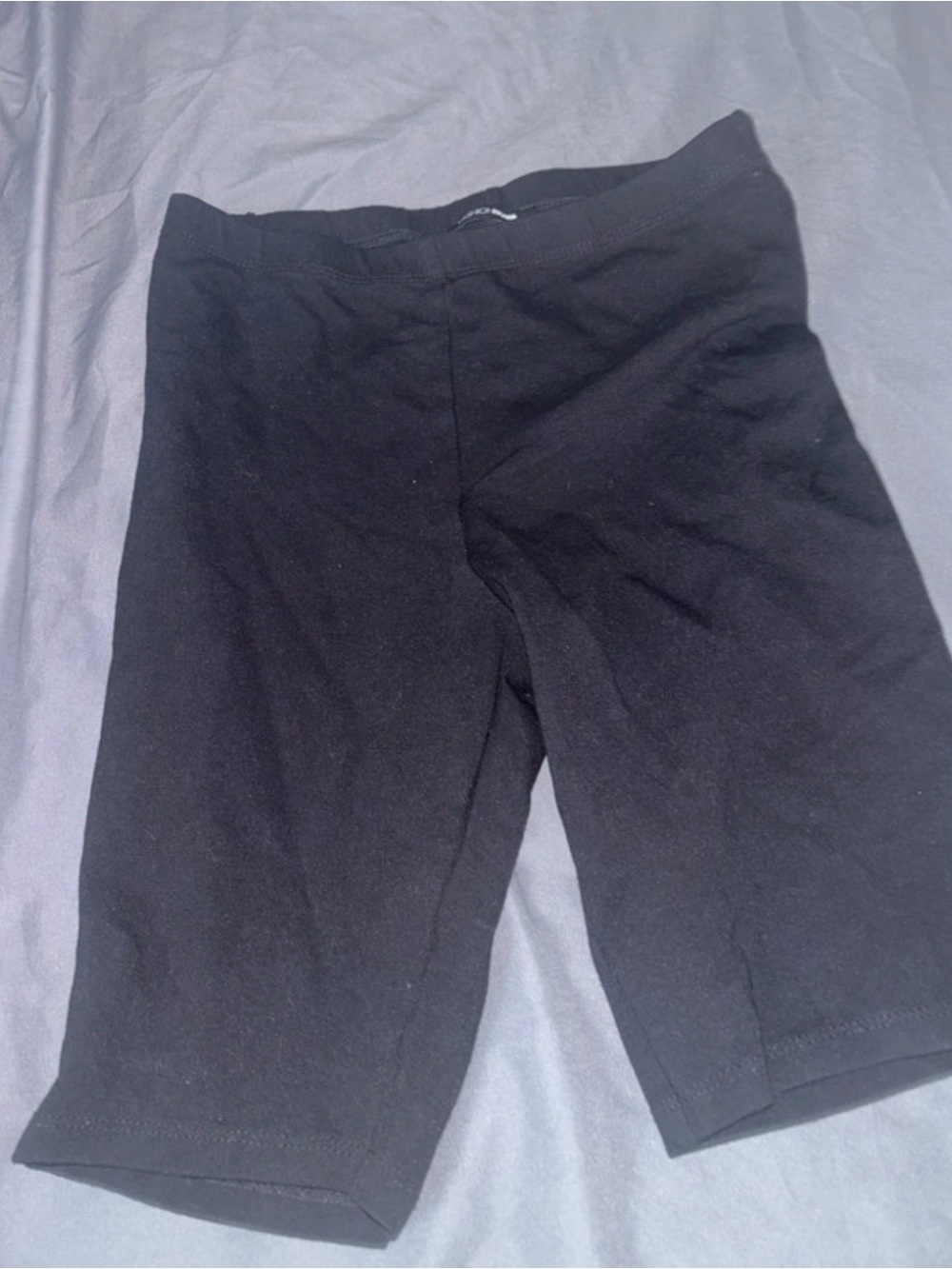 Black Stretch Bike Shorts